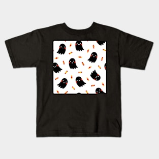 Ghost pattern - Halloween Kids T-Shirt